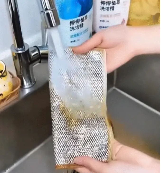 20pcs Multi-Purpose Metal Fiber Cleaning Cloths – Silver