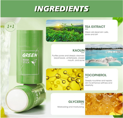 Cleansing Green Tea Mask Clay Stick – Oil Control & Anti-Acne