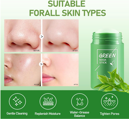 Cleansing Green Tea Mask Clay Stick – Oil Control & Anti-Acne