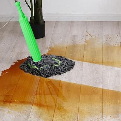Rotary Hand-Free Floor Mop – 360° Spin Cleaning Stick