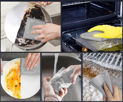 Torchons Multi-Usages Anti-Rayures – 10 Pièces