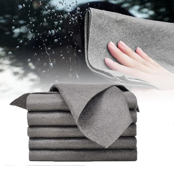 Magic Rag Glass Cleaning Cloth – Thickened Streak-Free Microfiber Wipes (10pcs)